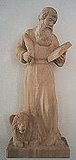 Holzfigur St. Markus Holzfigur St. Markus