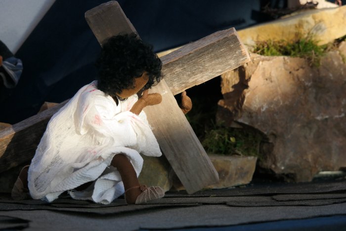 Jesus auf dem Weg zur Kreuzigung