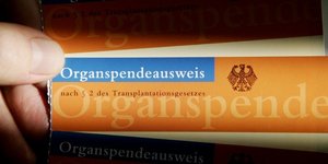 Organspende-Ausweis