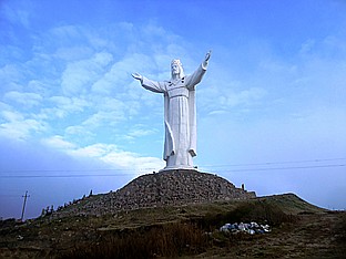 Jesus-Statue in Swiebodzin