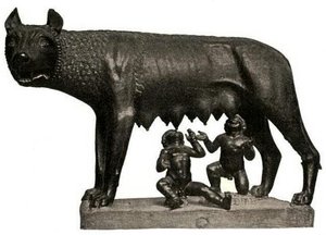 Romolus und Remus, Standbild